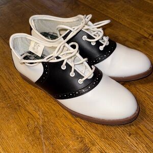 Predictions Black and White Saddle Oxfords